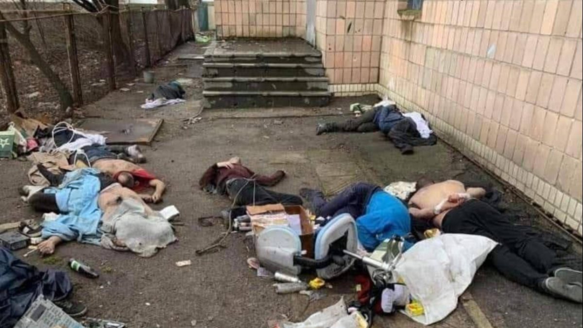 Ukraine: Civilians massacred with their hands tied