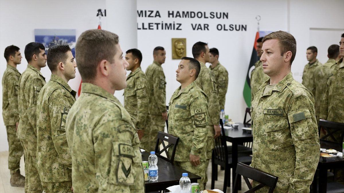 Mehmetçik serving in Libya opened their first fast