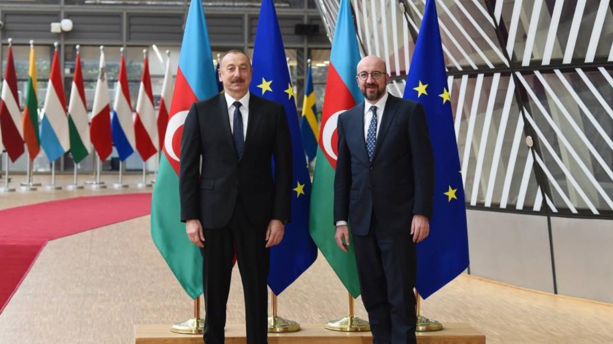 President of Azerbaijan Aliyev met with President of the European Council Michel