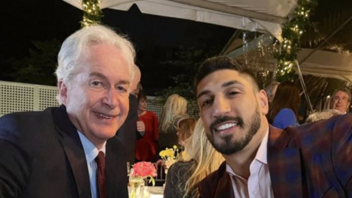 Sharing of FETOist Enes Kanter with CIA Director Burns