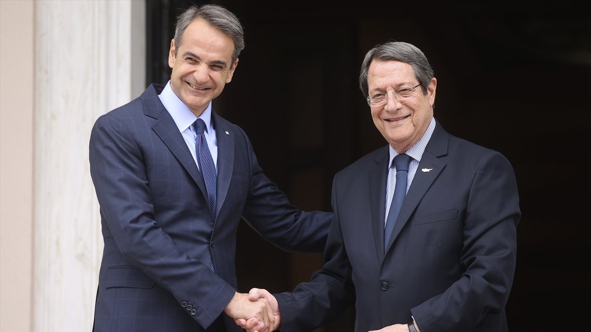 Kiryakos Mitsotakis and Nikos Anastasiadis met in Athens