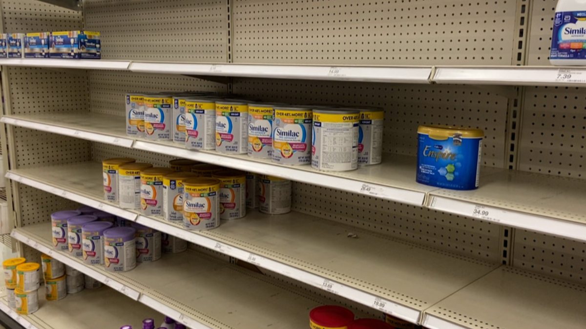 There is a baby food shortage in the US