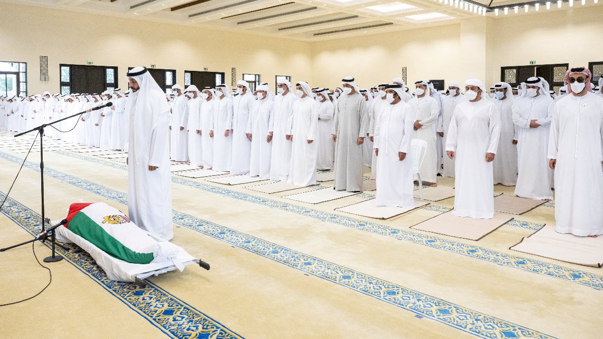 Burial of UAE President Al Nahyan