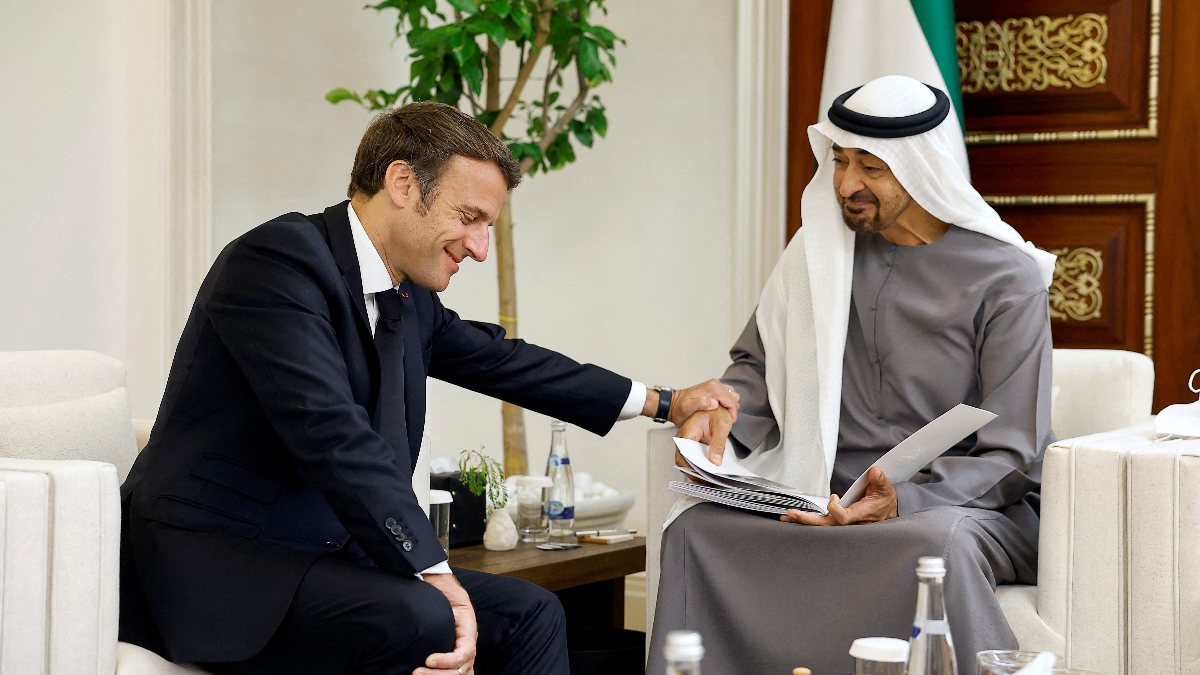 Condolence visit from Emmanuel Macron to UAE