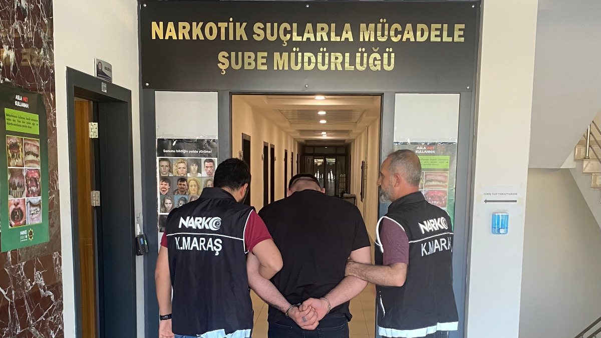 Kahramanmaraş'taki 1 uyuşturucu satıcısı tutuklandı