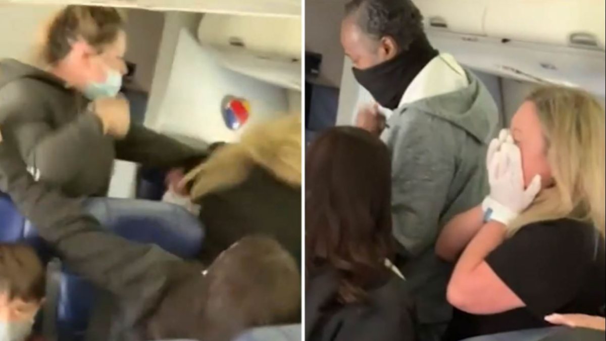 Passenger who broke a cabin attendant’s teeth in prison in the USA