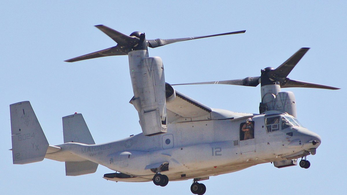 US army Osprey aircraft crashed: 4 dead