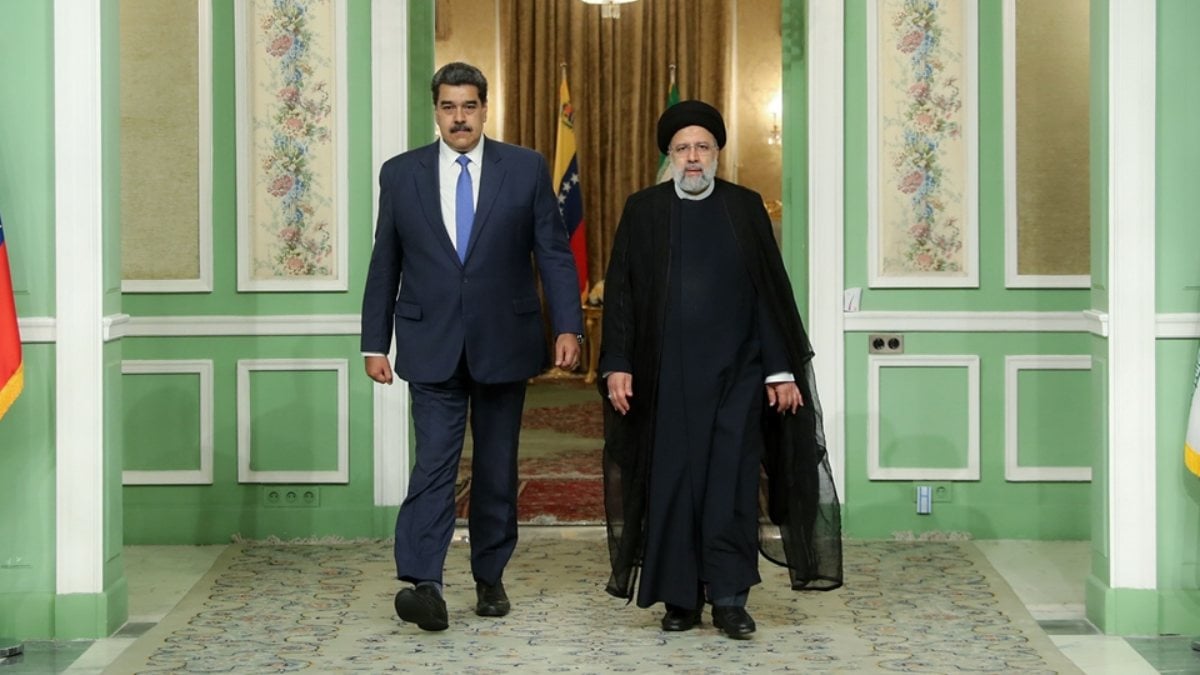 Nicolas Maduro meets with Ibrahim Chief in Iran