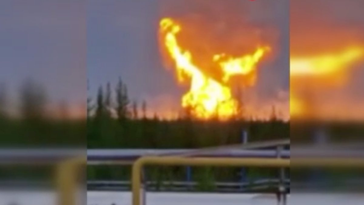 Explosion at Gazprom plant in Russia