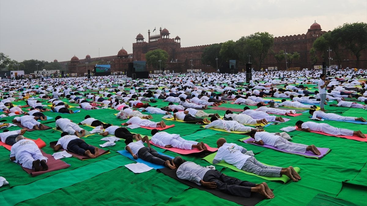 World Yoga Day celebrated in India