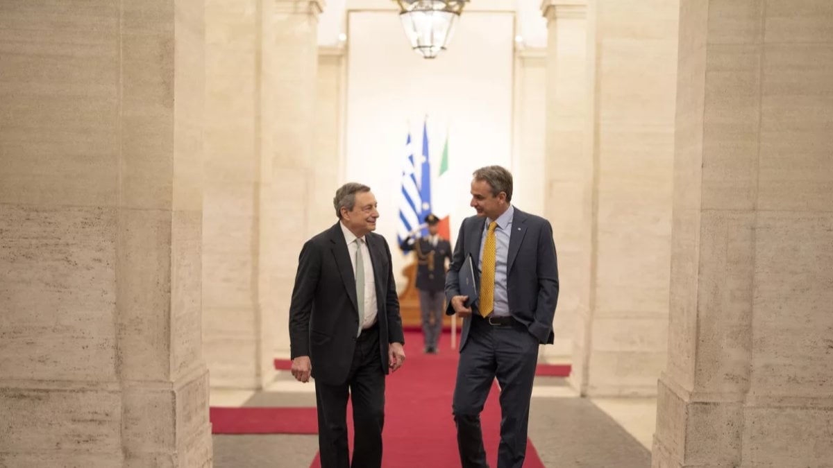Draghi and Mitsotakis met in Rome