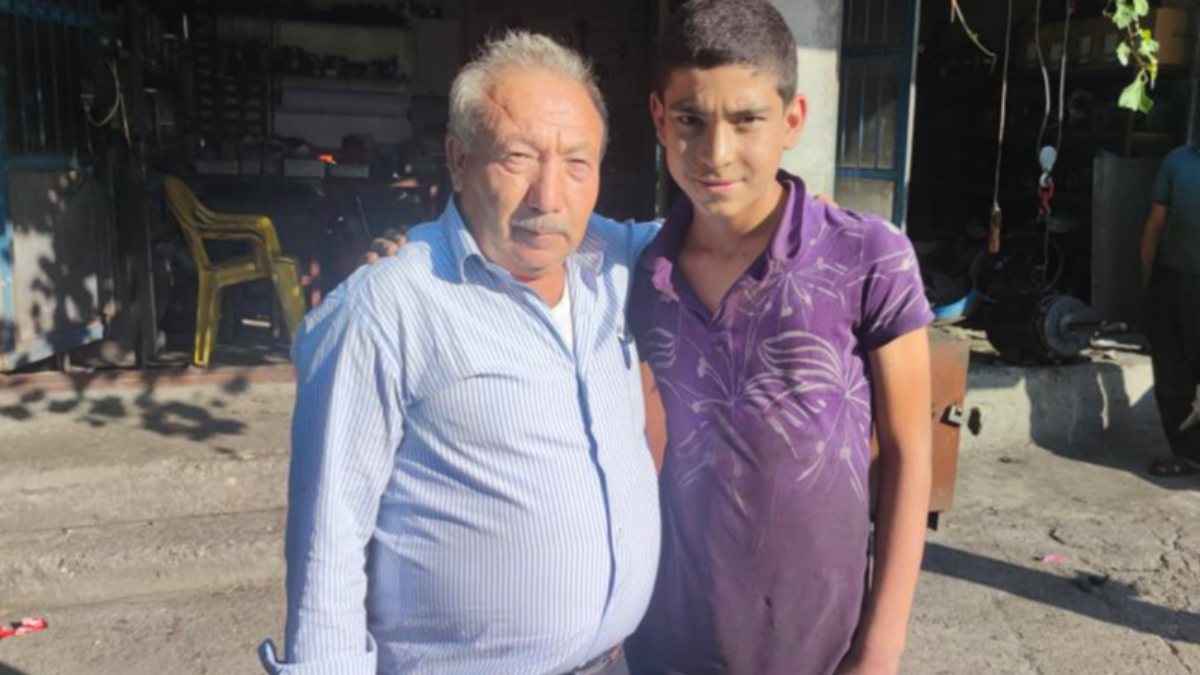 Kahramanmaraş'ta 12 yaşındaki çocuktan takdir toplayan hareket