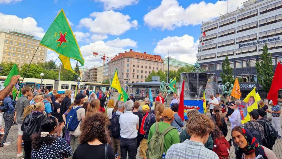 Supporters of PKK terrorist organization held an action in Sweden