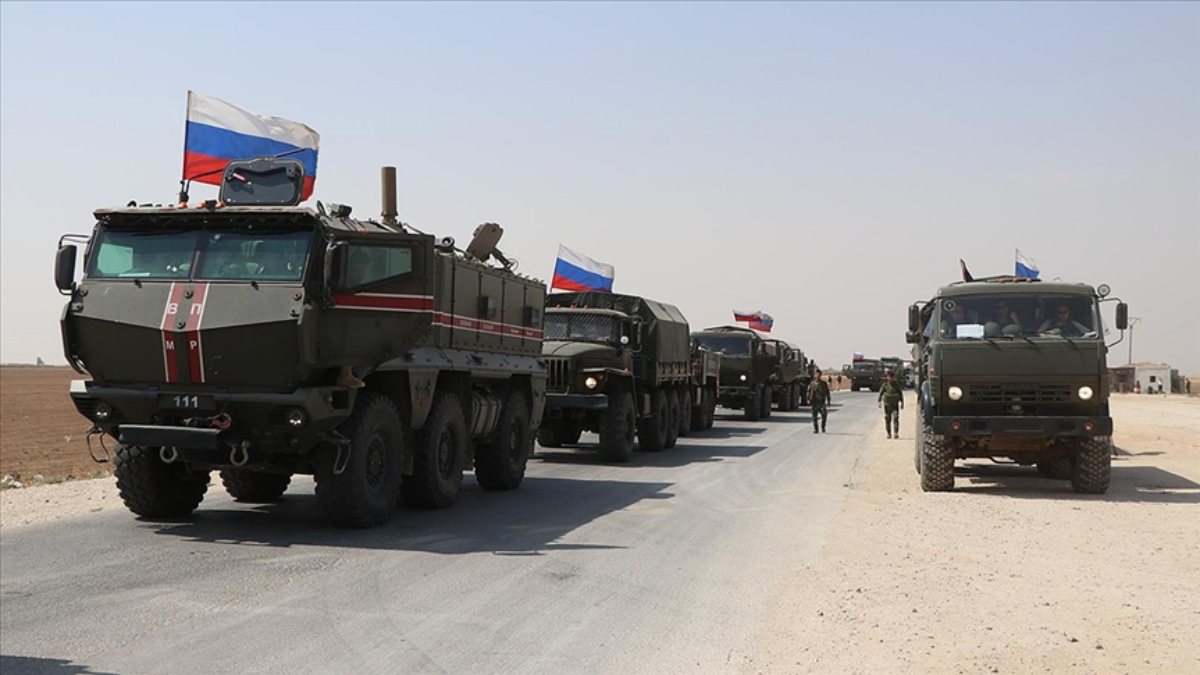 Troop and vehicle shipments from Russia to the east of the Euphrates