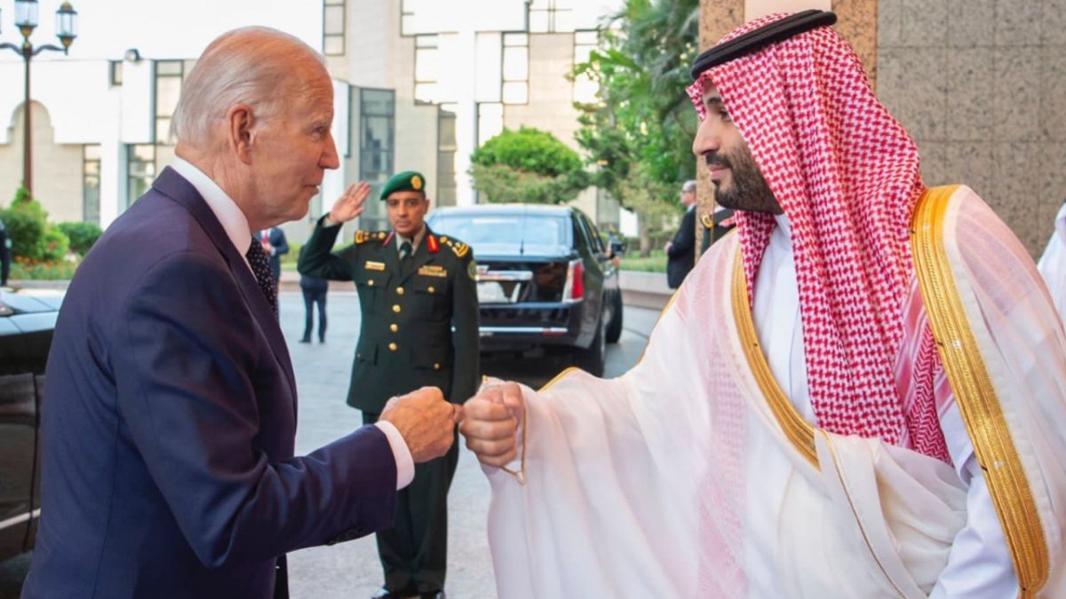 US President Joe Biden in Saudi Arabia