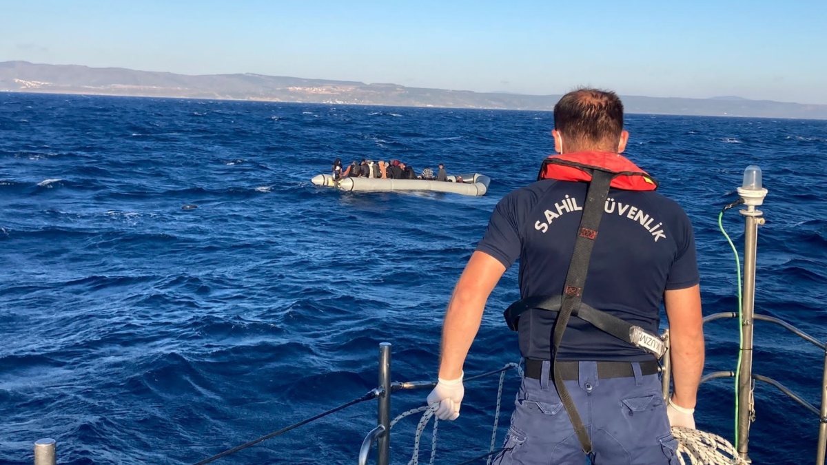 Balıkesir'de düzensiz göçmen hareketliliği