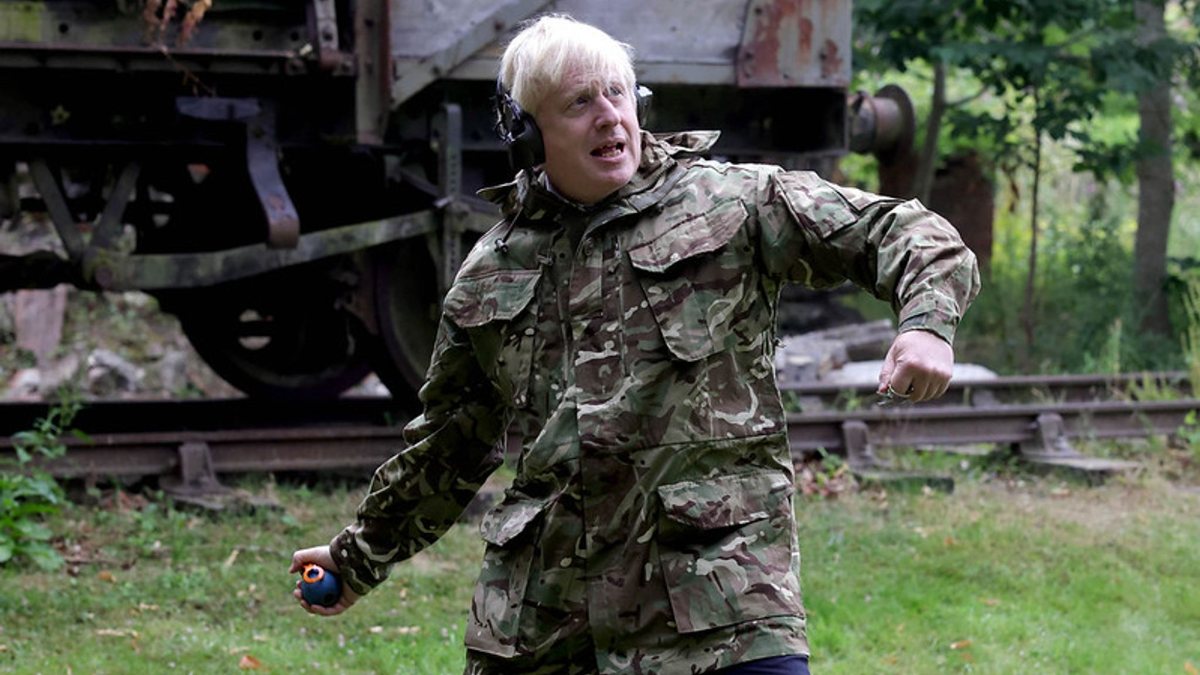 Boris Johnson throws a grenade