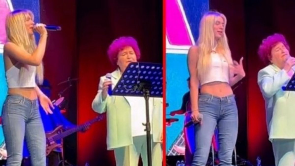 Aleyna Tilki, Selda Ba�can'la �ark� s�yledi