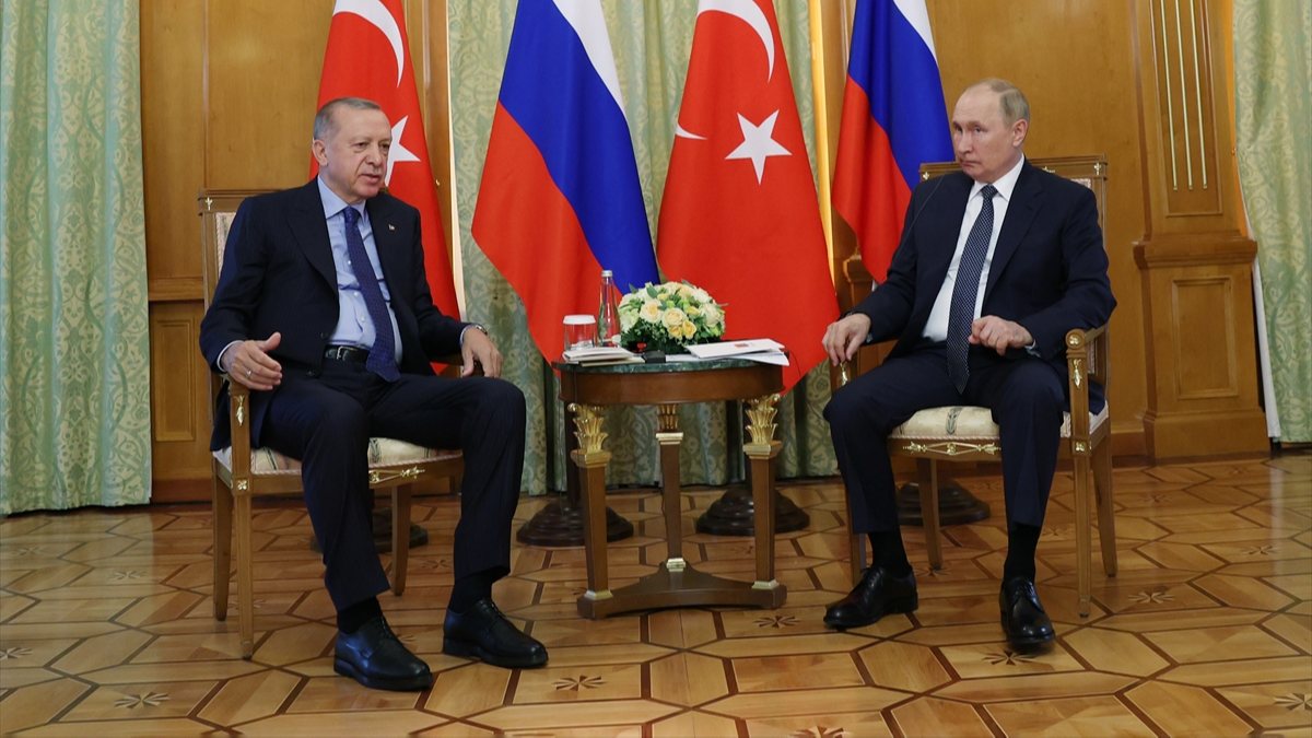The meeting of President Erdogan and Putin in Sochi is covered in the world press