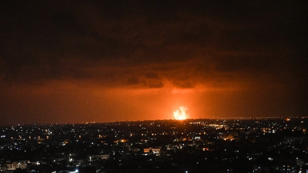 Israel bombs the blockaded Gaza Strip
