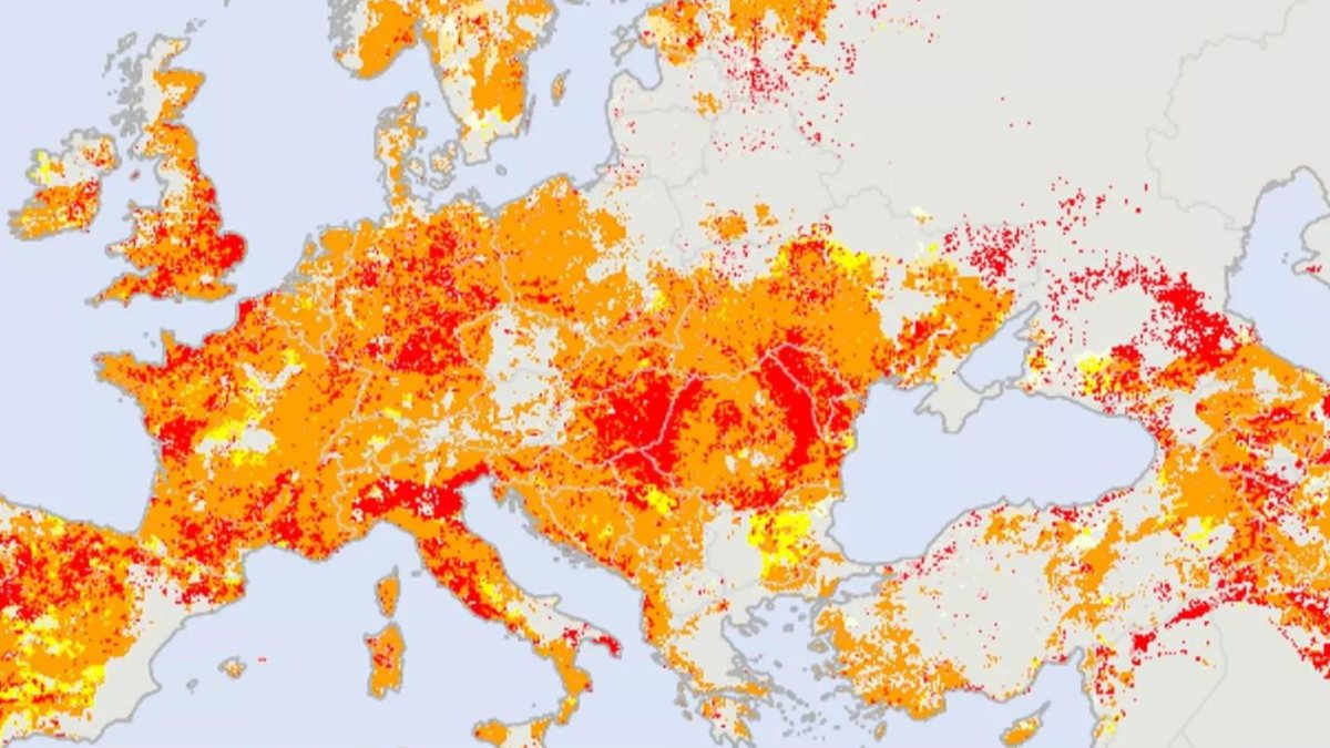 Drought threatens 60 percent of EU and UK