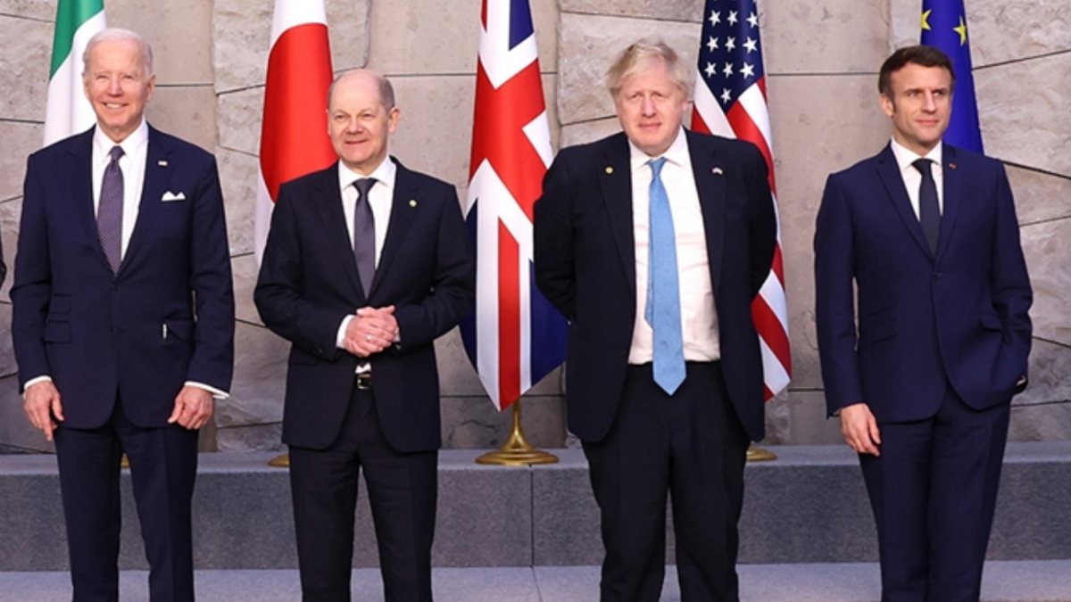 Telephone diplomacy of the leaders of the UK, USA, France and Germany