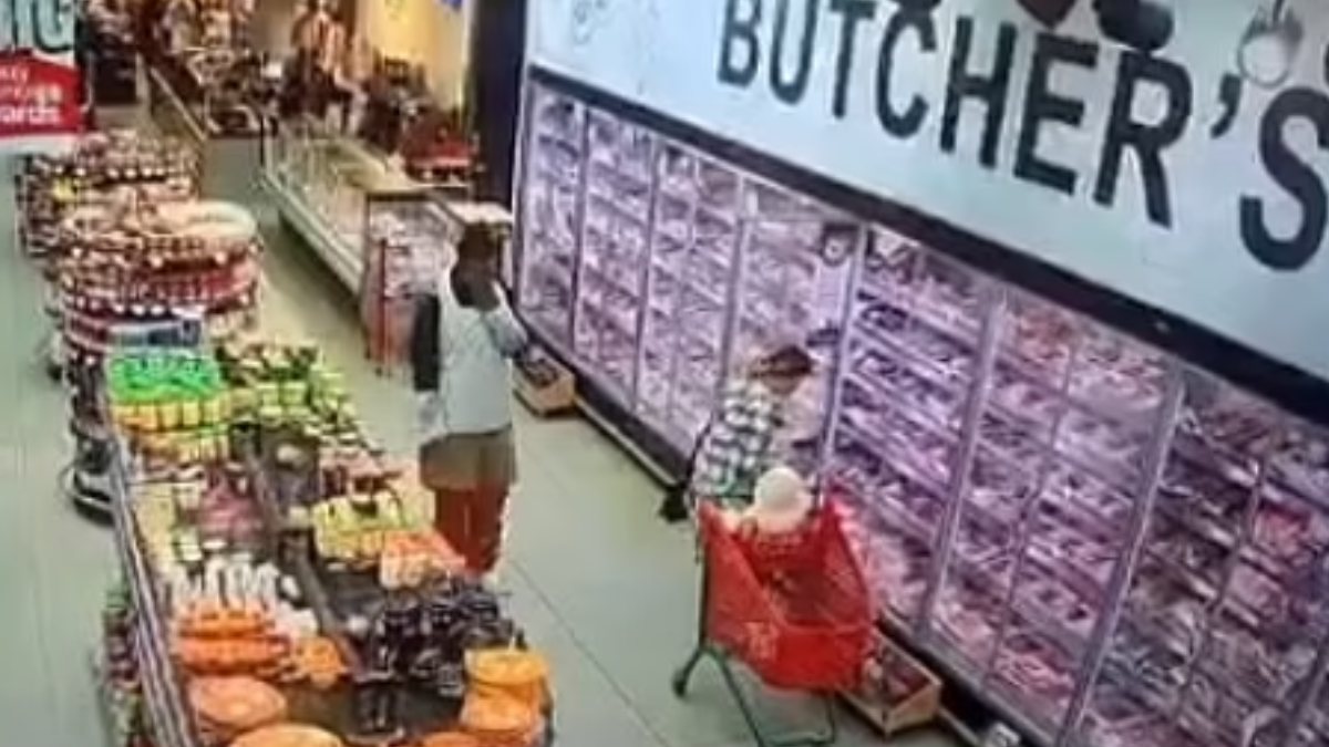 Baby taken from grocery cart in South Africa was spotted at the last moment