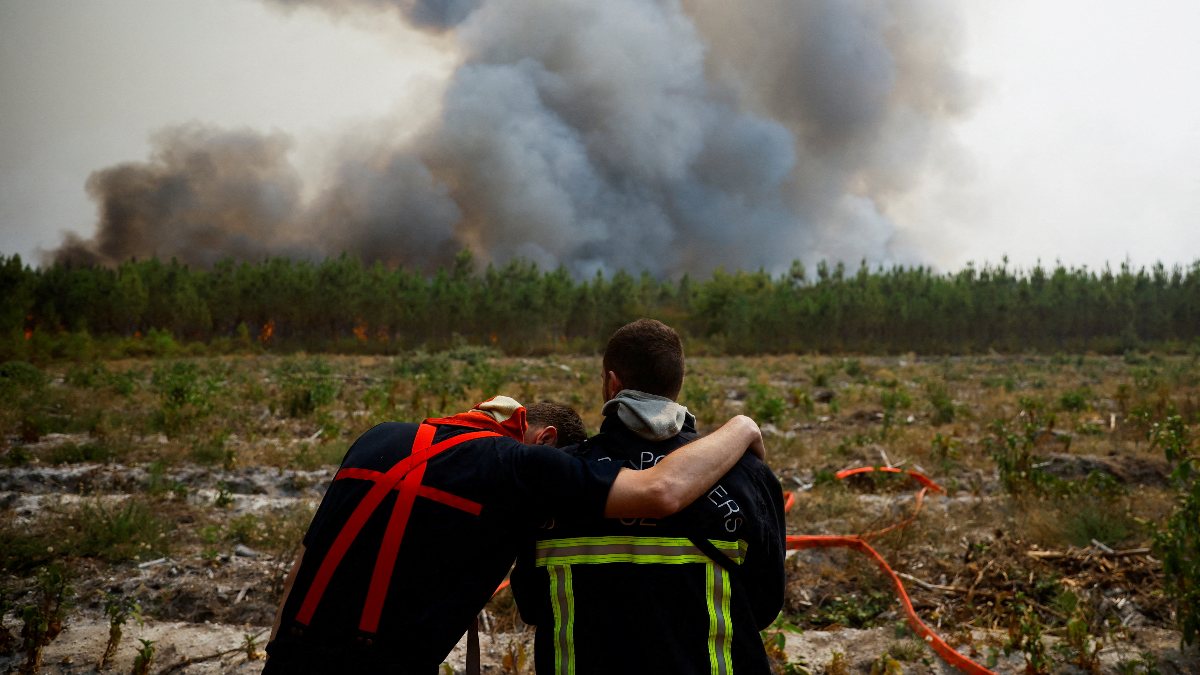 The fire in France was extinguished after 45 days