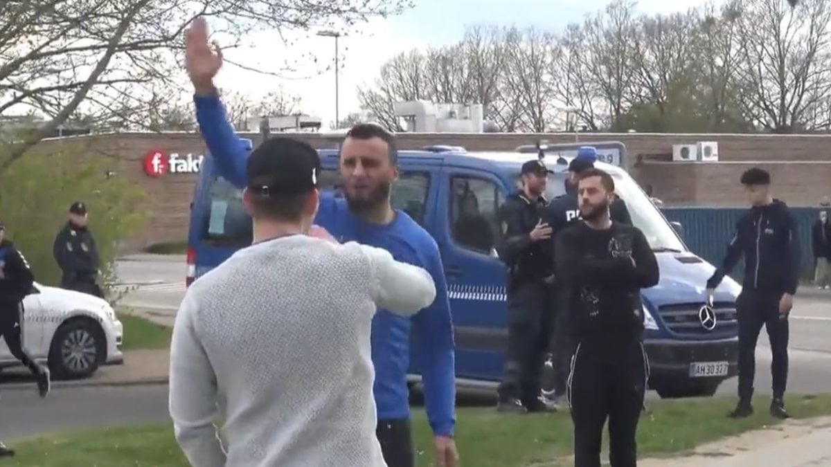 Argument broke out between Pakistani immigrants and Danes