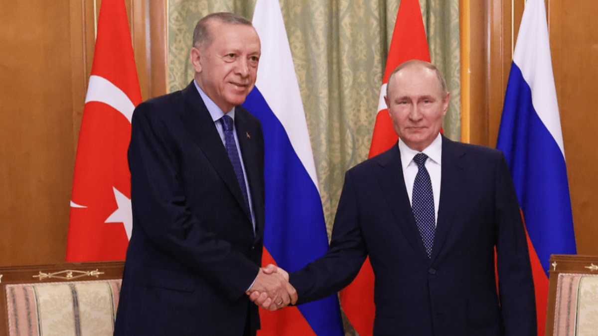 Cumhurbaşkanı Erdoğan Putin'le görüştü