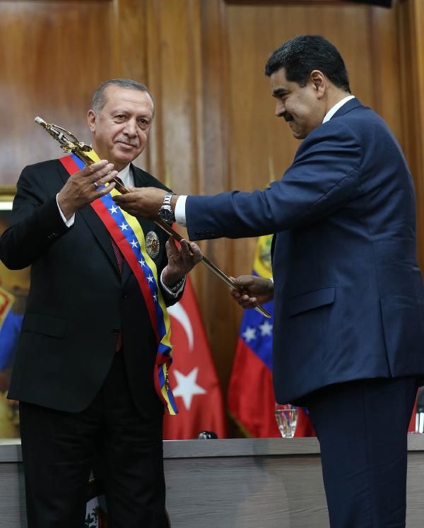 Erdoğan ve Maduro'dan ortak açıklamalar