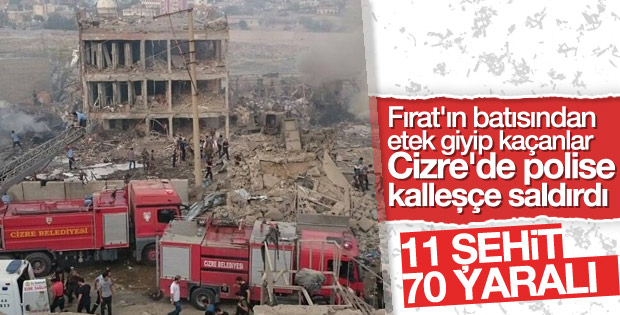 Cizre'de polis noktasına PKK saldırısı