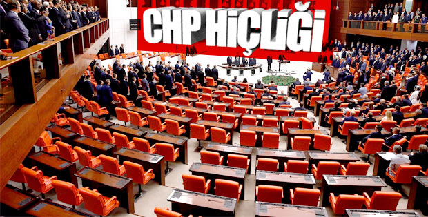 Meclis'te CHP sıraları boş kaldı