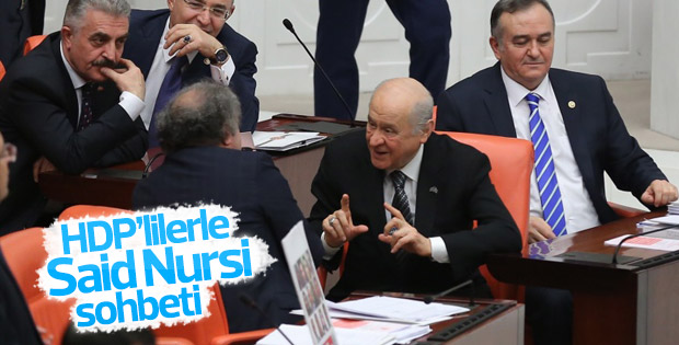HDP'li vekil ile Bahçeli'nin Said Nursi diyaloğu