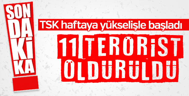 Hakkari, Erzincan ve Kuzey Irak'a hava harekatı
