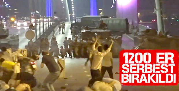 Ankara'da 1200 er serbest bırakıldı