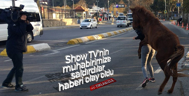 At haberine giden muhabire at saldırdı