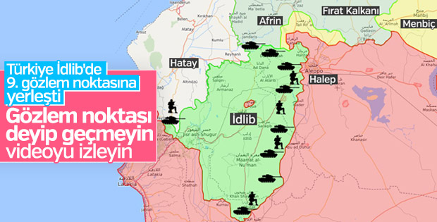 İdlib'de 9. gözlem noktası kuruluyor