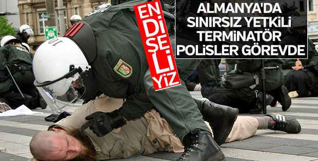 Almanya'da terminatör polis yasası meclisten geçti