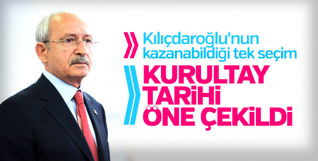 CHP'de olağan kurultay tarihi öne çekildi