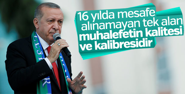 Erdoğan'dan muhalefete sert tepki