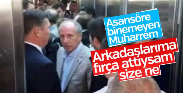 Muharrem İnce asansör kriziyle ilgili konuştu