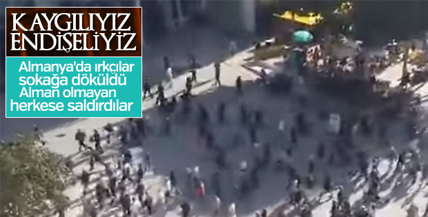 Almanya’da aşırı sağcılardan göçmenlere saldırı