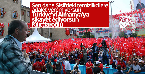 Cumhurbaşkanı Erdoğan'dan Kılıçdaroğluna 'adalet' tepkisi