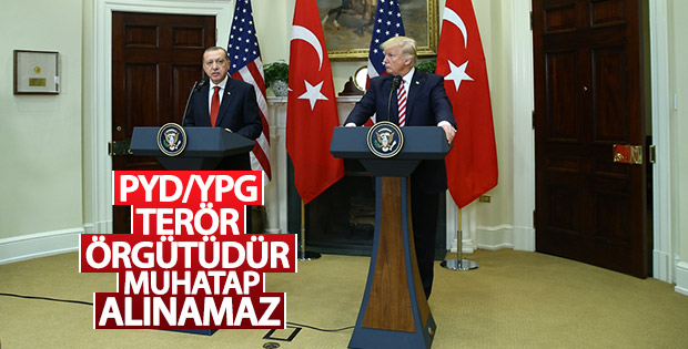 Erdoğan'dan Trump'a YPG uyarısı