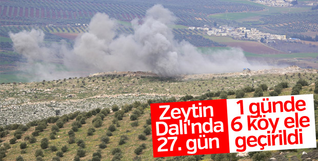 TSK adım adım Afrin'e ilerliyor