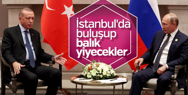 Putin'e balık daveti