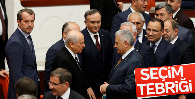 Erken seçim önergesi Meclis'ten geçti