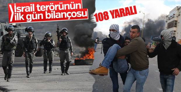 İsrail'den Filistinlilere sert müdahale