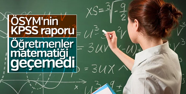 Öğretmenler matematikten sınıfta kaldı